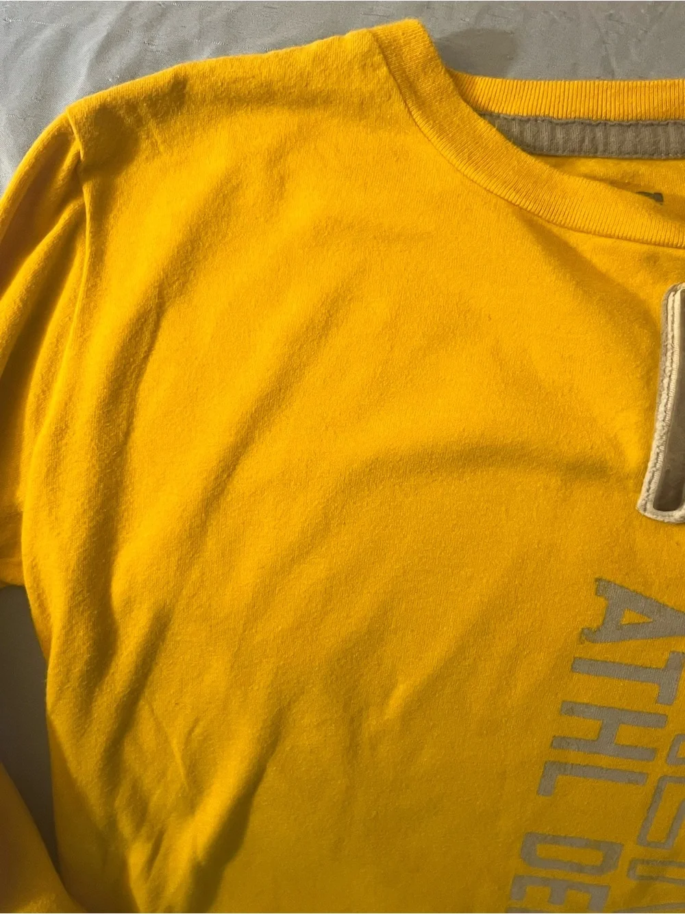 Aeropostale Yellow PS Graphic Long-Sleeve Tee